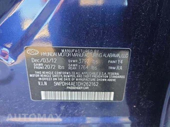2013 Hyundai Elantra GLS Sedan – miniatura 6