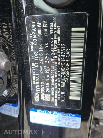 2013 Hyundai Genesis 3.8 Sedan – miniatura 8