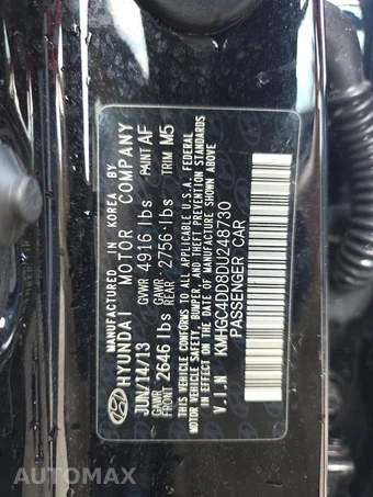 2013 Hyundai Genesis 3.8 Sedan - miniatura 14