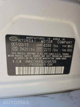 2013 Hyundai Sonata Hybrid Limited - miniatura 5
