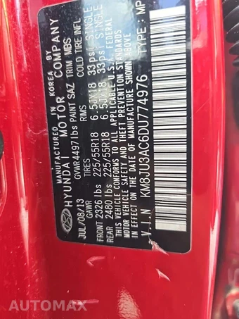 2013 Hyundai Tucson Limited – miniatura 5