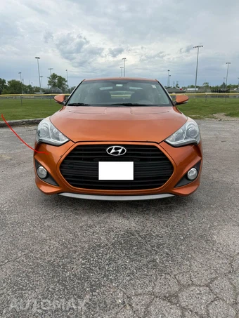 2013 Hyundai Veloster Turbo w/Black Interior - miniatura 11