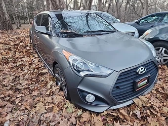 2013 Hyundai Veloster Turbo w/Blue Interior – miniatura 3