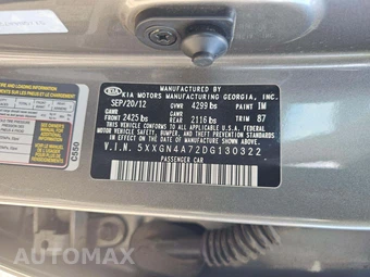 2013 Kia Optima EX – miniatura 4