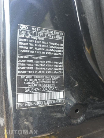 2013 Land Rover Range Rover Sport SC – miniatura 14