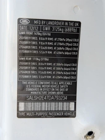 2013 Land Rover Range Rover Sport SC - miniatura 102
