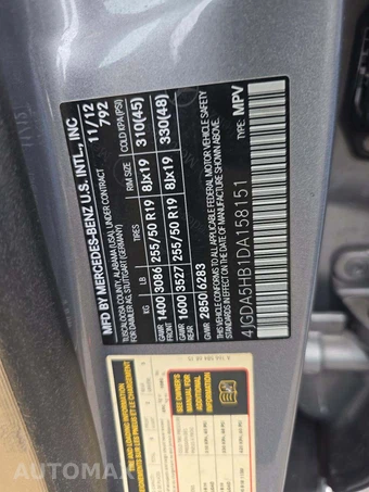 2013 Mercedes-Benz ML 350 – miniatura 5