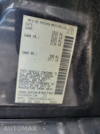 2013 Nissan Altima 2.5 SL Sedan – miniatura 15