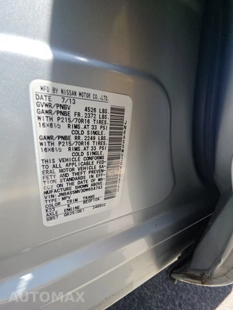 2013 Nissan Rogue S – miniatura 14