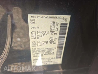 2013 Nissan TITAN S Crew Cab Short Bed - miniatura 5