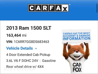 2013 Ram 1500 SLT Extended Cab Medium Bed - miniatura 3