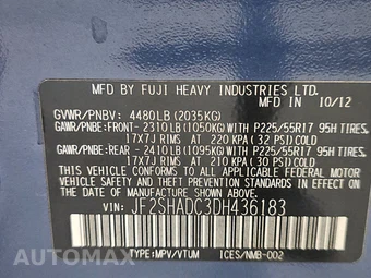 2013 Subaru Forester 2.5X Premium – miniatura 14