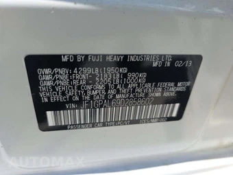 2013 Subaru Impreza 5-Door 2.0i Sport Premium Hatchback - miniatura 2