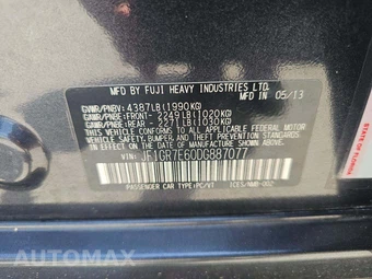 2013 Subaru Impreza WRX Wagon Premium - miniatura 2