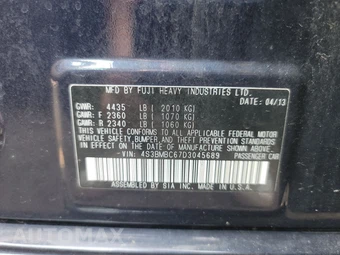 2013 Subaru Legacy 2.5i Premium – miniatura 14