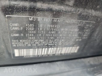 2013 Subaru Outback 2.5i – miniatura 14