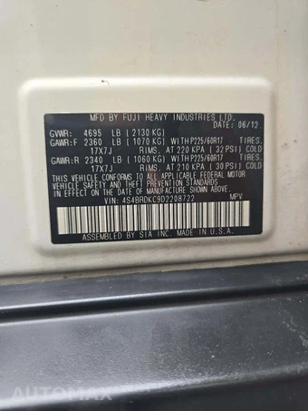 2013 Subaru Outback 3.6R Limited – miniatura 5