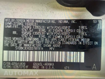 2013 Toyota Highlander SE - miniatura 12