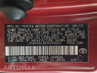 2013 Toyota Prius Two - miniatura 13