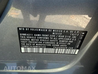 2013 Volkswagen Jetta SE Sedan w/Convenience - miniatura 35