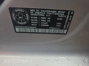 2013 Volkswagen Passat 2.5L S w/Appearance – miniatura 11