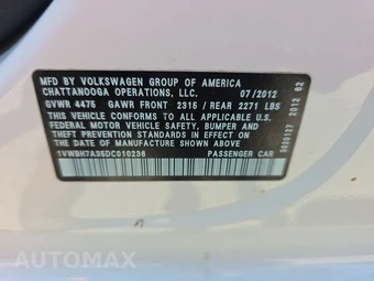 2013 Volkswagen Passat 2.5L SE w/Sunroof & Navigation - miniatura 15