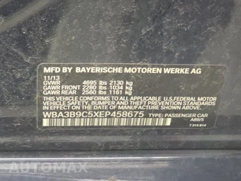 2014 BMW 3 Series Sedan 335i xDrive LUXURY LINE - miniatura 14