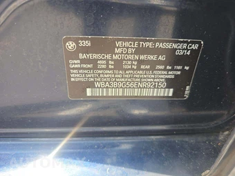 2014 BMW 3 Series Sedan 335i xDrive - miniatura 2