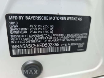 2014 BMW 5 Series Sedan 528i M SPORT LINE - miniatura 5