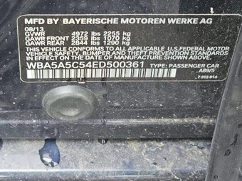 2014 BMW 5 Series Sedan 528i – miniatura 14