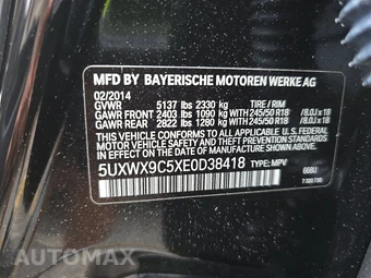 2014 BMW X3 Sports Activity Vehicle xDrive28i - miniatura 14