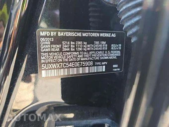 2014 BMW X3 Sports Activity Vehicle xDrive35i – miniatura 6