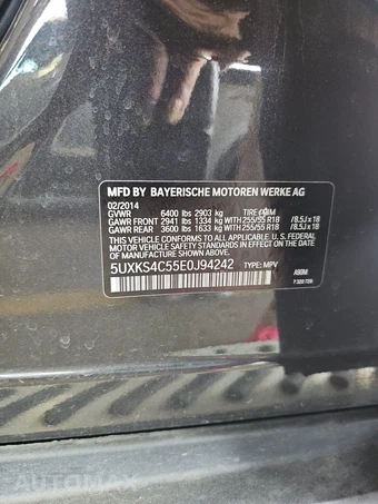 2014 BMW X5 Sports Activity Vehicle xDrive35d - miniatura 14