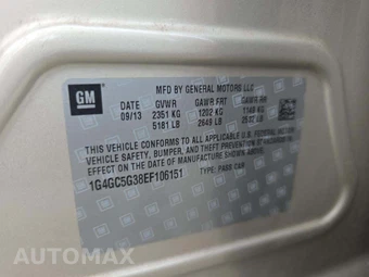 2014 Buick LaCrosse Leather 1SL – miniatura 5