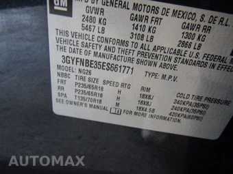2014 Cadillac SRX Luxury Collection 1SB – miniatura 8