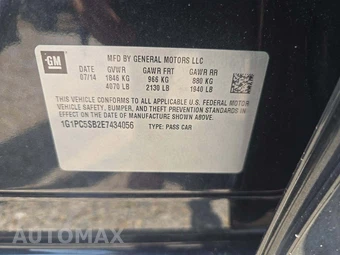 2014 Chevrolet Cruze 1LT 1SD – miniatura 2