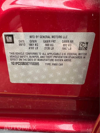 2014 Chevrolet Cruze 1LT 1SD - miniatura 14