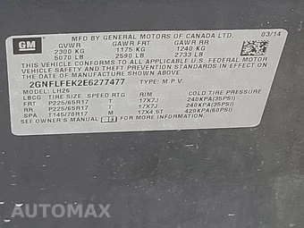 2014 Chevrolet Equinox LT 1LT – miniatura 14
