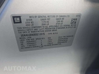 2014 Chevrolet Equinox LT 2LT – miniatura 2