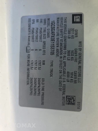 2014 Chevrolet Express 1500 Cargo Van 1WT 135.0" WB – miniatura 15