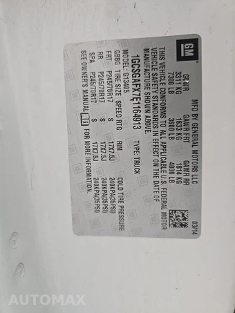 2014 Chevrolet Express 1500 Cargo Van 1WT 135.0" WB – miniatura 13