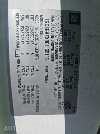2014 Chevrolet Express 1500 Cargo Van 1WT 135.0" WB – miniatura 14
