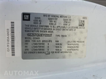 2014 Chevrolet Express 3500 Cargo Van 1WT 135.0" WB - miniatura 13