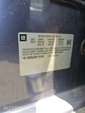 2014 Chevrolet Malibu LS 1LS - miniatura 14