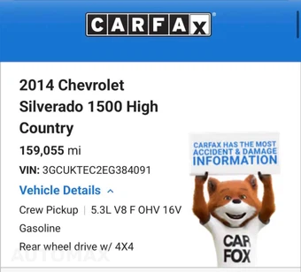 2014 Chevrolet Silverado 1500 High Country Crew Cab Short Bed 3LZ - miniatura 3