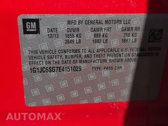 2014 Chevrolet Sonic LT Hatchback 1SD – miniatura 14