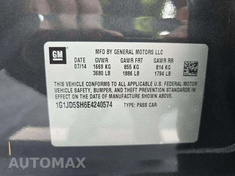 2014 Chevrolet Sonic LT Sedan 1SC - miniatura 5