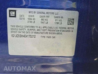 2014 Chevrolet Sonic LT Sedan 1SD – miniatura 5