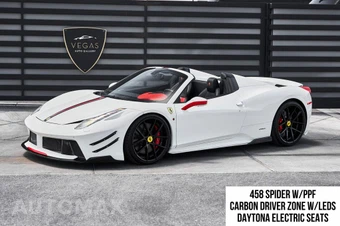 2014 Ferrari 458 Spider Convertible - car from the USA, Manheim Buy-Now listing at AUTOMAX