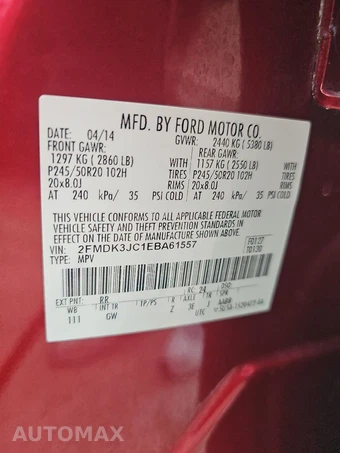 2014 Ford Edge SEL – miniatura 14